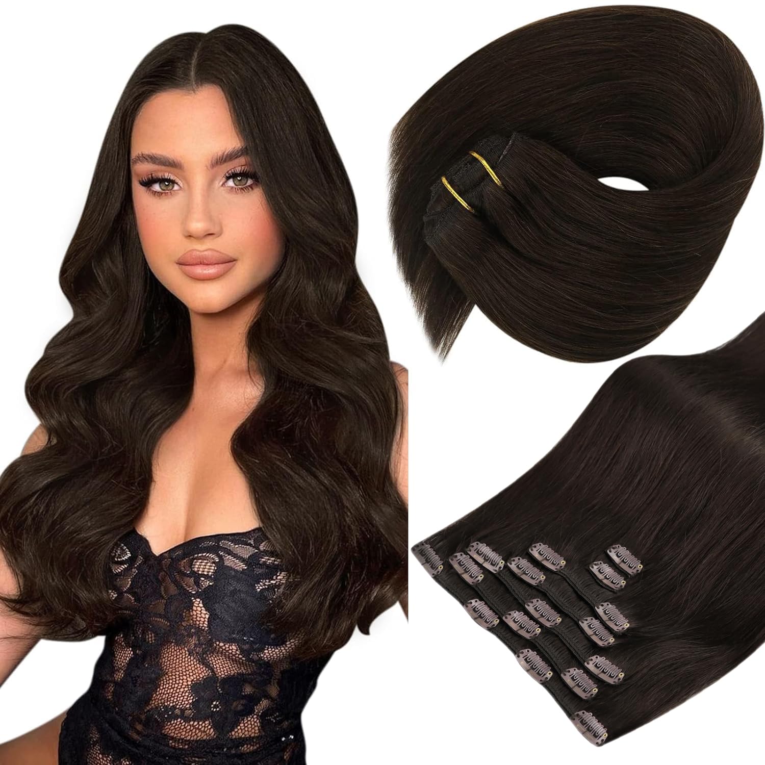 Sunny Hair Clip in Hair Extensions for Natural Look and Comfort
