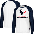 Ultra Game NFL Super Soft Raglan Baseball Long Sleeve T-Shirt Outdoors