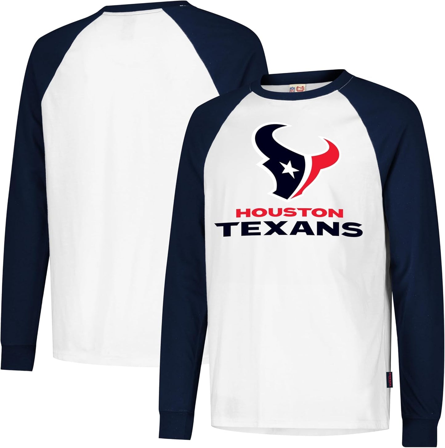 Ultra Game NFL Official Super Soft Raglan Baseball T-Shirt