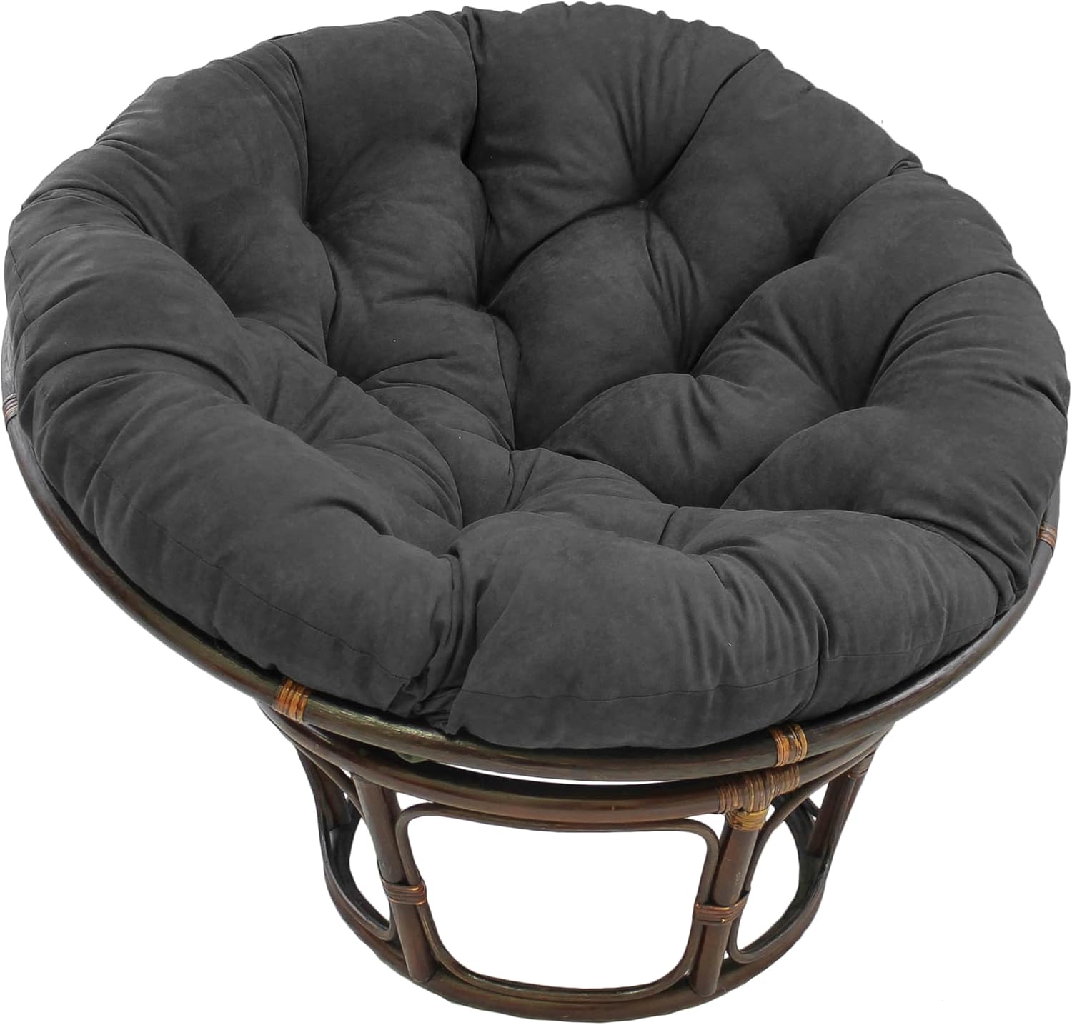 Blazing Needles Solid Microsuede Papasan Chair Cushion Review
