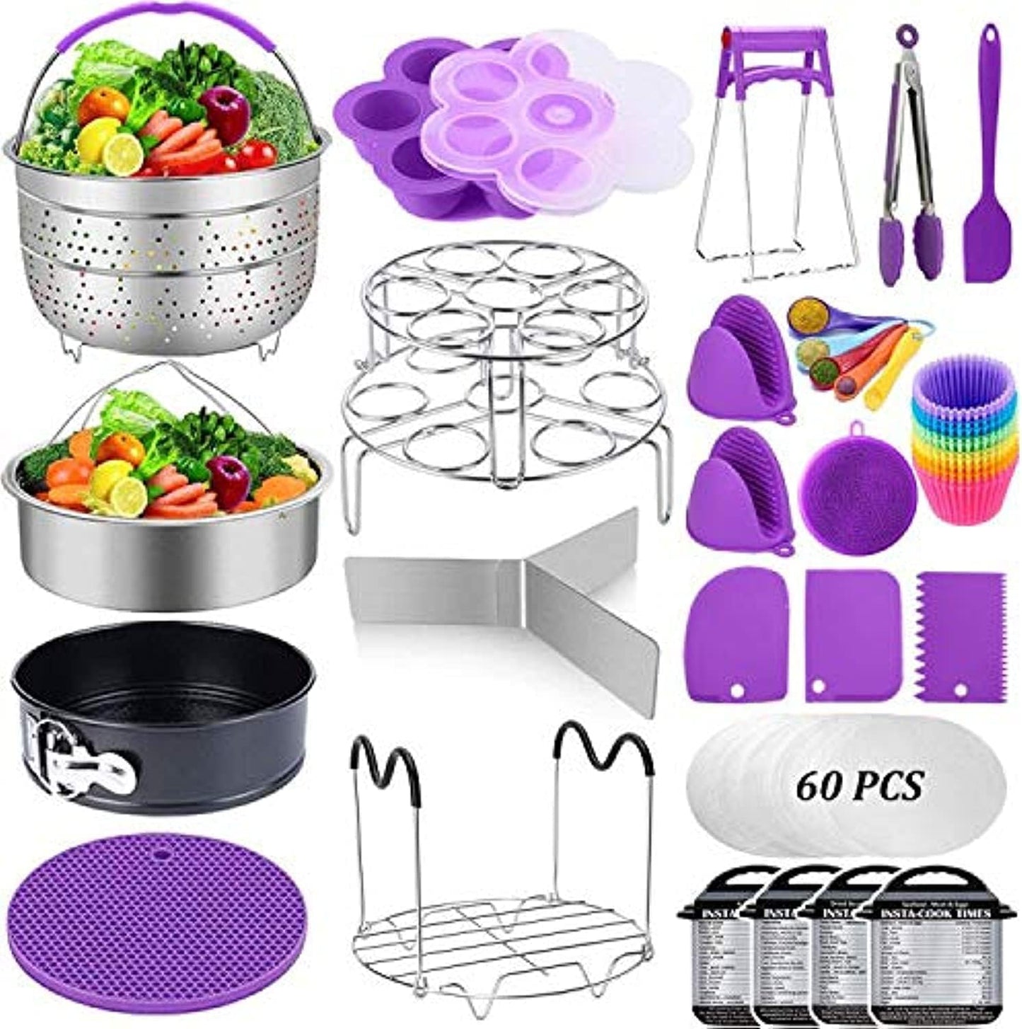 100 PCS Pressure Cooker Accessories Set for Instant Pot Cooking