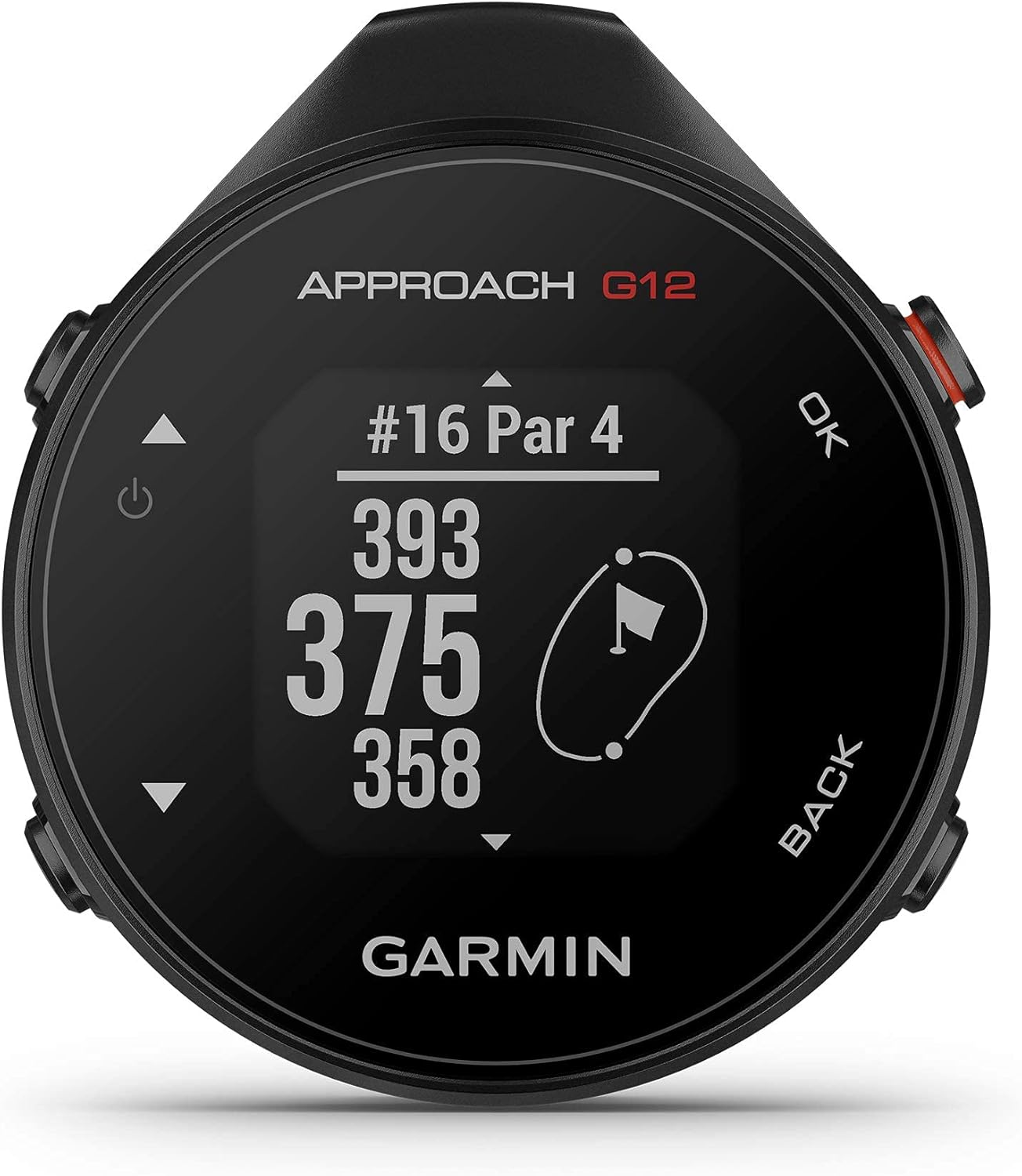 Garmin Approach G12 Clip-on Golf GPS Rangefinder with 42k Courses