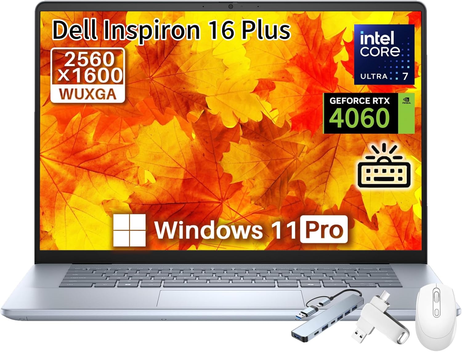 Dell Inspiron 16 Plus Laptop with NVIDIA RTX 4060 Performance