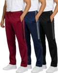 Mens Sweatpants Athletic Track Pants 3 Pack - Comfortable Fit