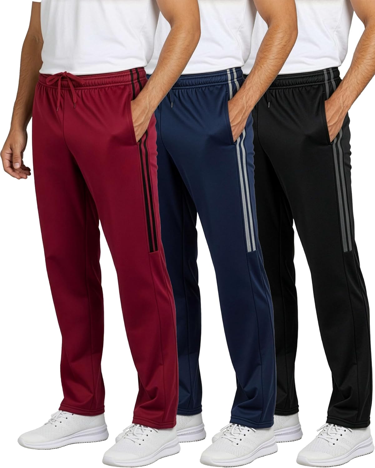 Real Essentials Mens Sweatpants for Workout, Running & Lounge