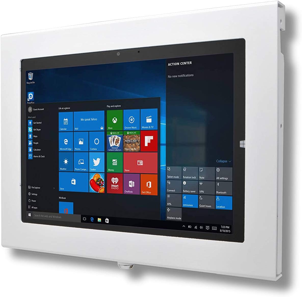 Locking Anti-Theft Security Metal Case for Microsoft Surface Go