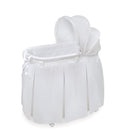 Wishes Rocking Baby Bassinet with Canopy and Storage Basket