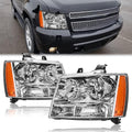 Headlight Assembly for 2007-2013 Chevy Tahoe Suburban Avalanche - Pair