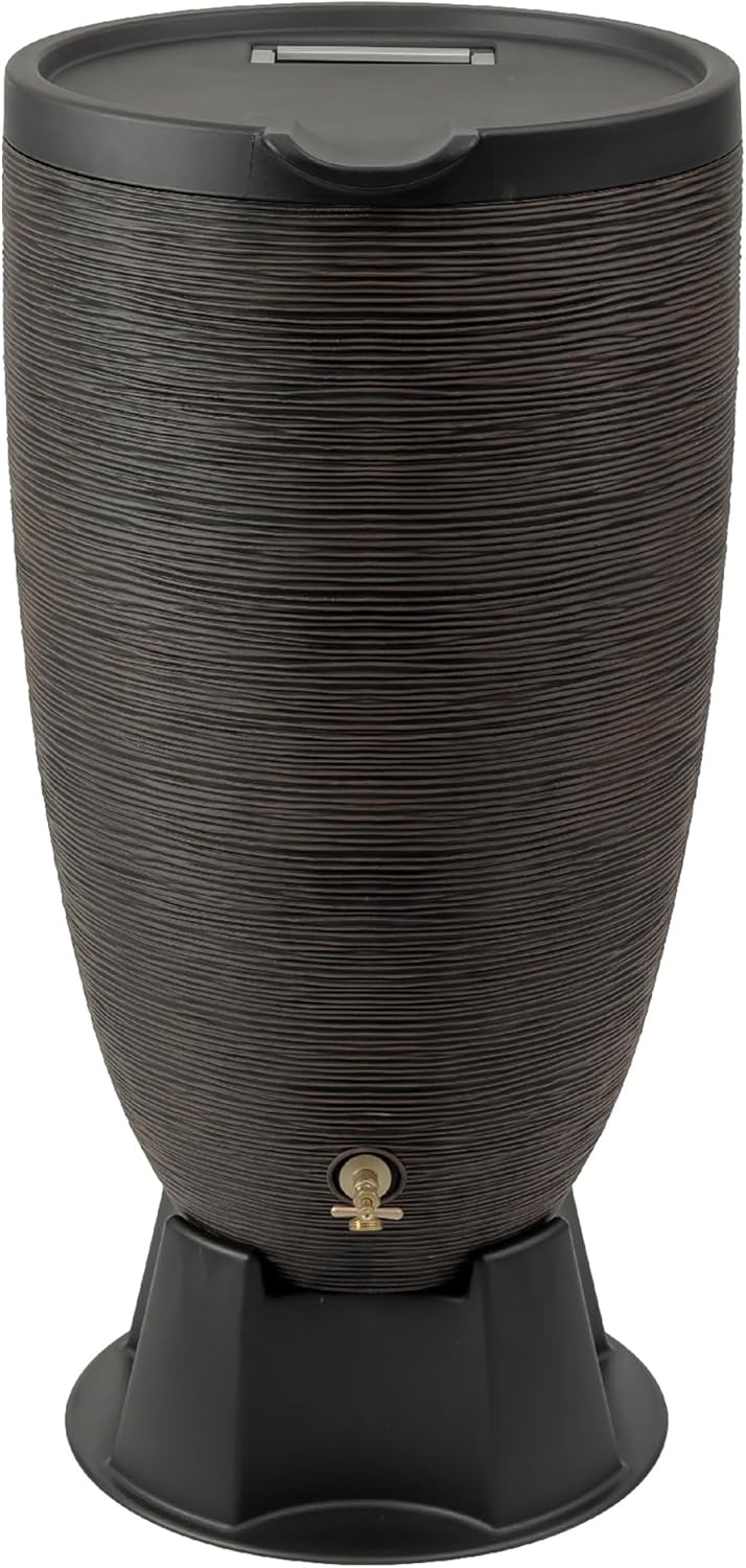50-Gallon Newport Rain Barrel with Stand for Efficient Water Use