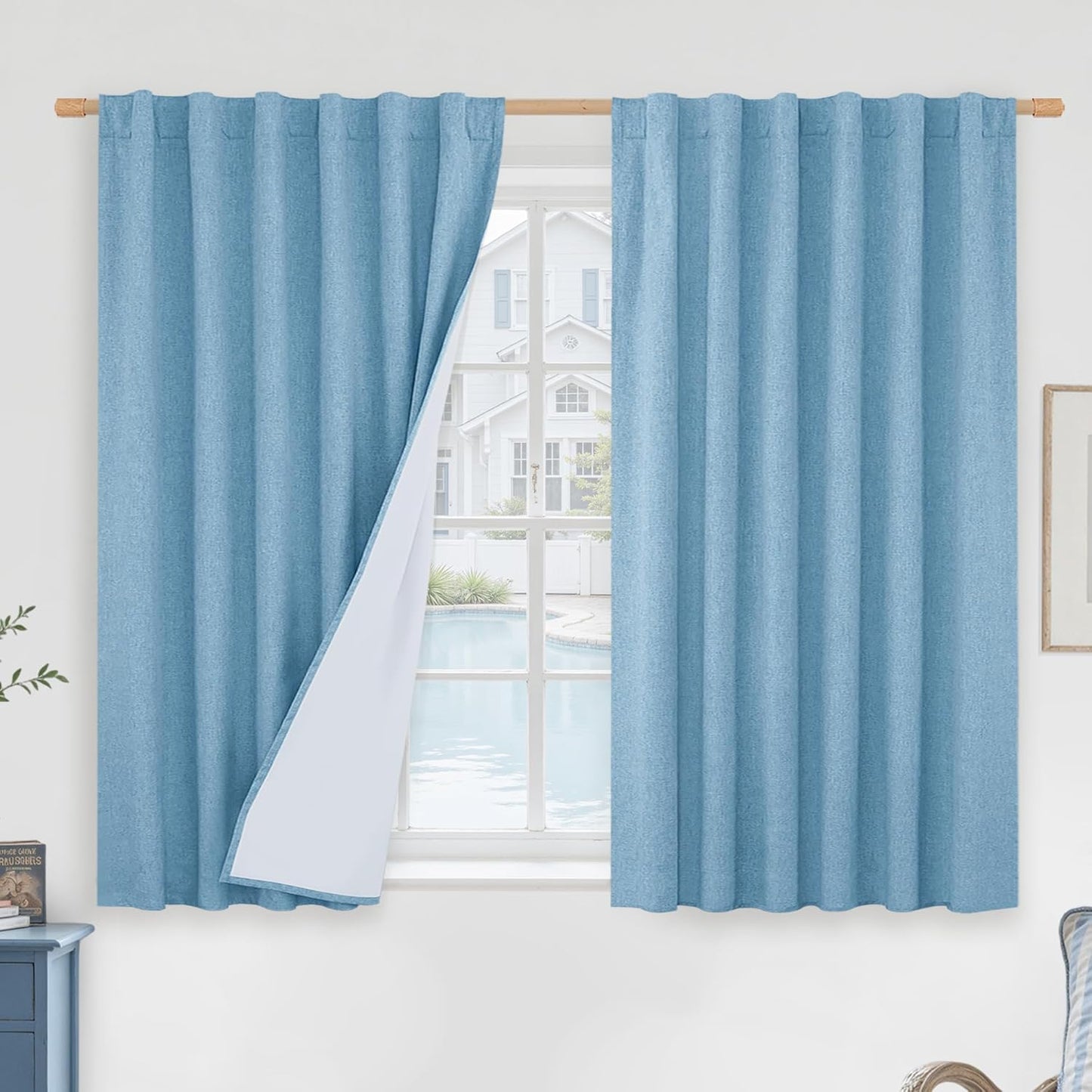 LAMIT Full Blackout Window Curtains for Baby Boy Bedroom