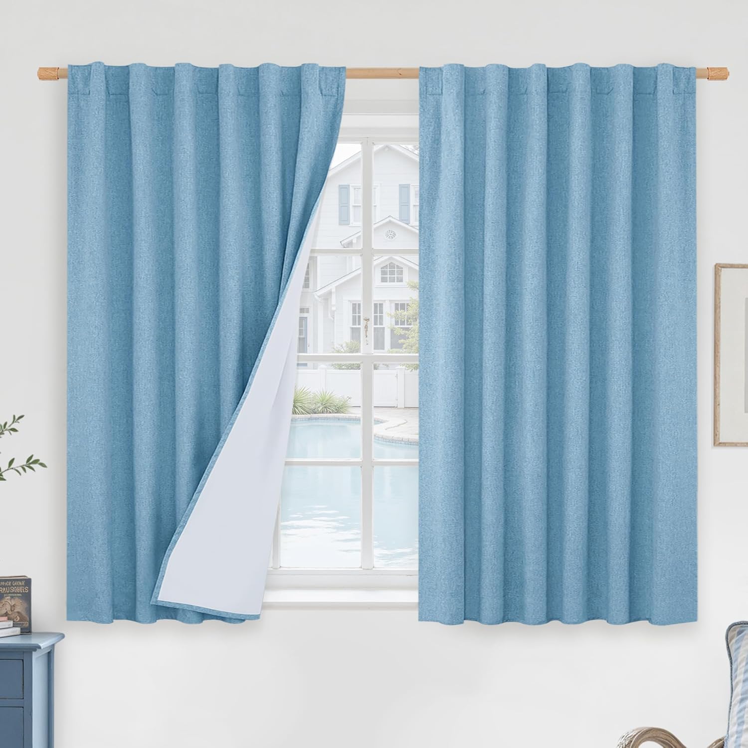 LAMIT Full Blackout Window Curtains for Baby Boy Bedroom