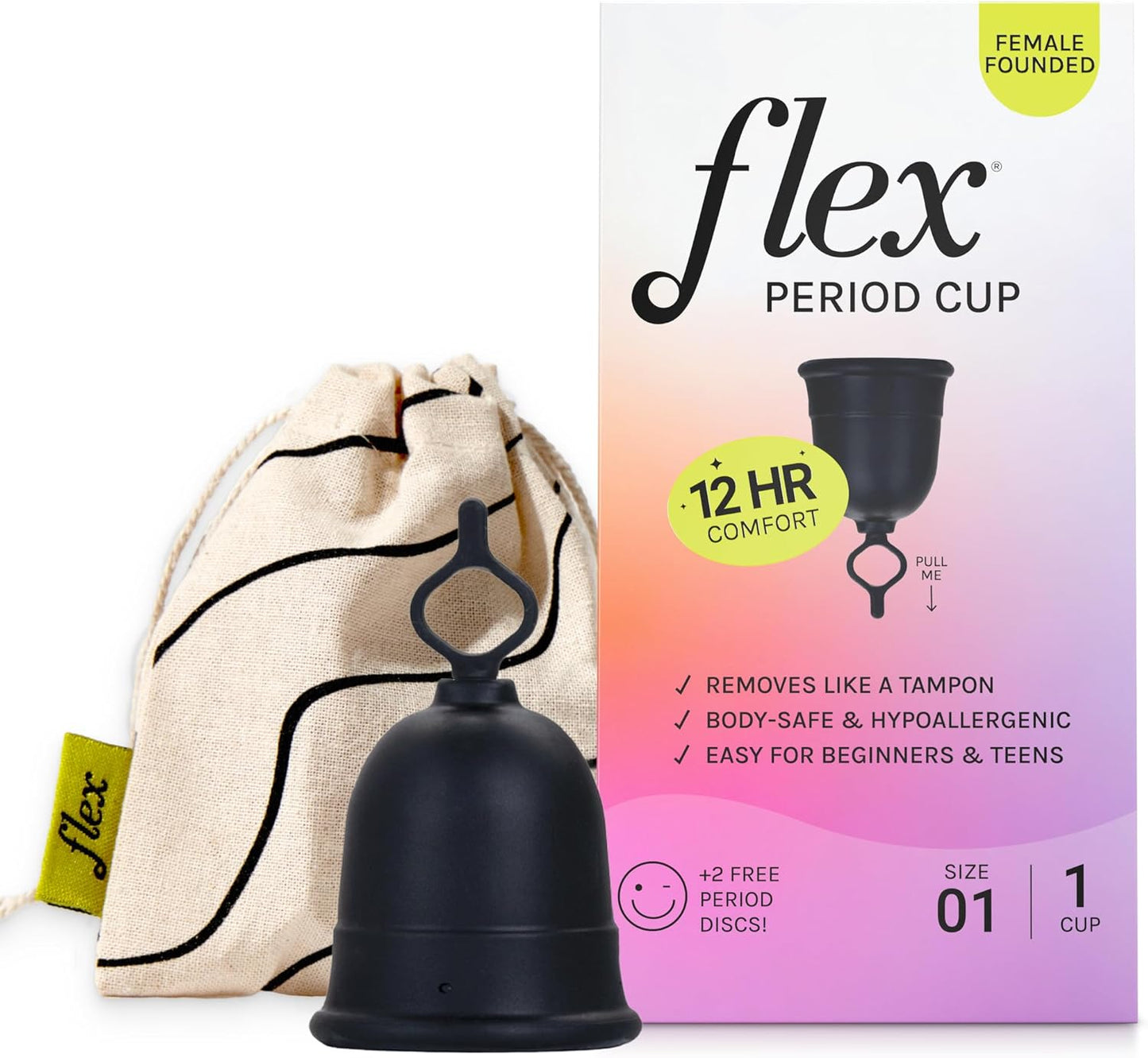 FLEX Cup Starter Kit | Easy Removal + Extra Capacity