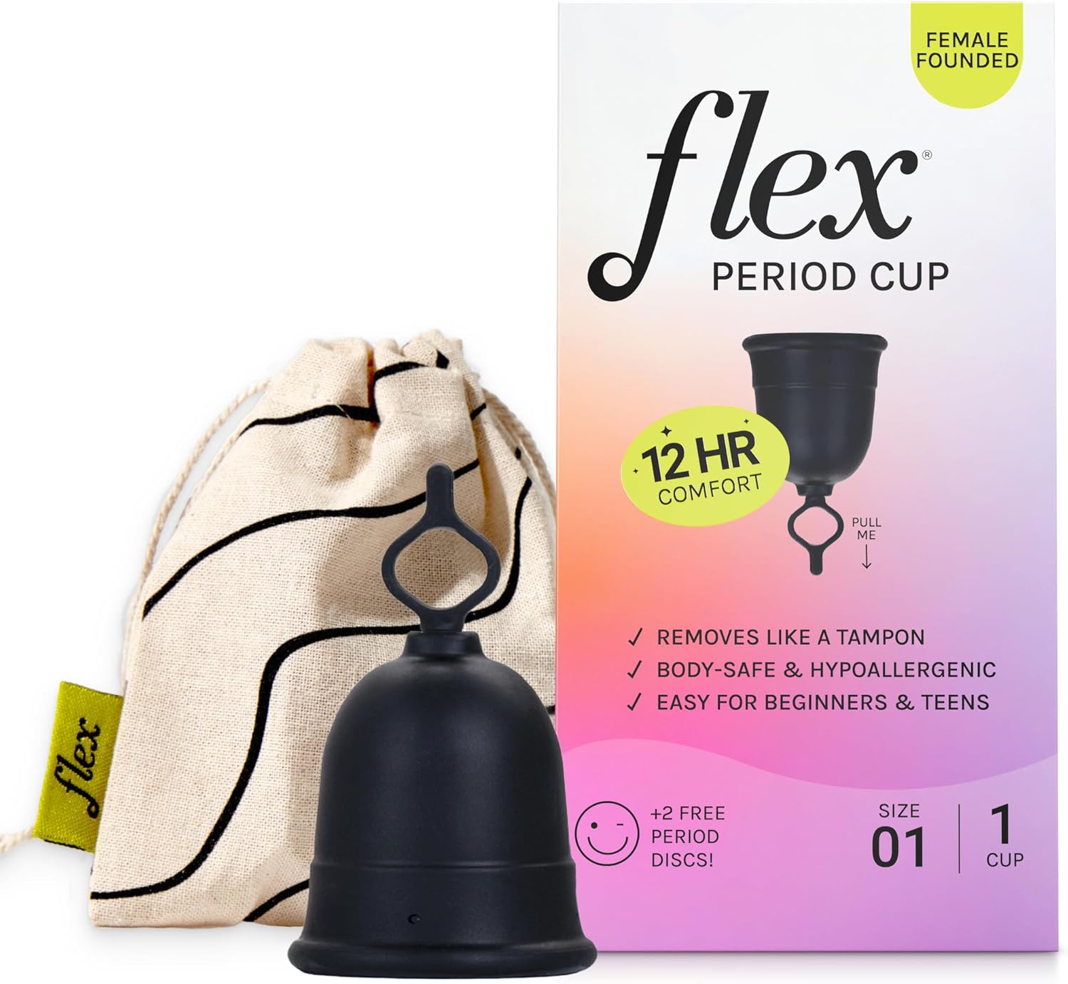 FLEX Cup Starter Kit | Easy Removal + Extra Capacity