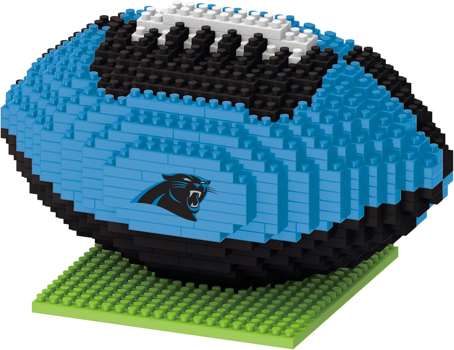 FOCO NFL Unisex-Adult 3D BRXLZ Team Logo Football Assembly Toy