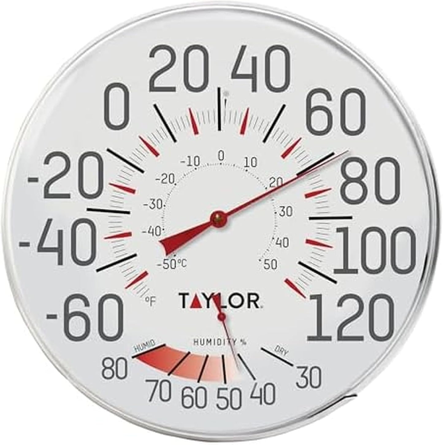 Taylor Precision Products Humidiguide Dial Thermometer for All Needs
