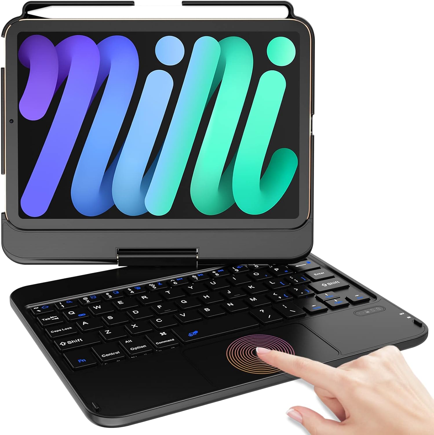 iPad Mini 6 Case with Keyboard for 8.3-inch Tablet 2021