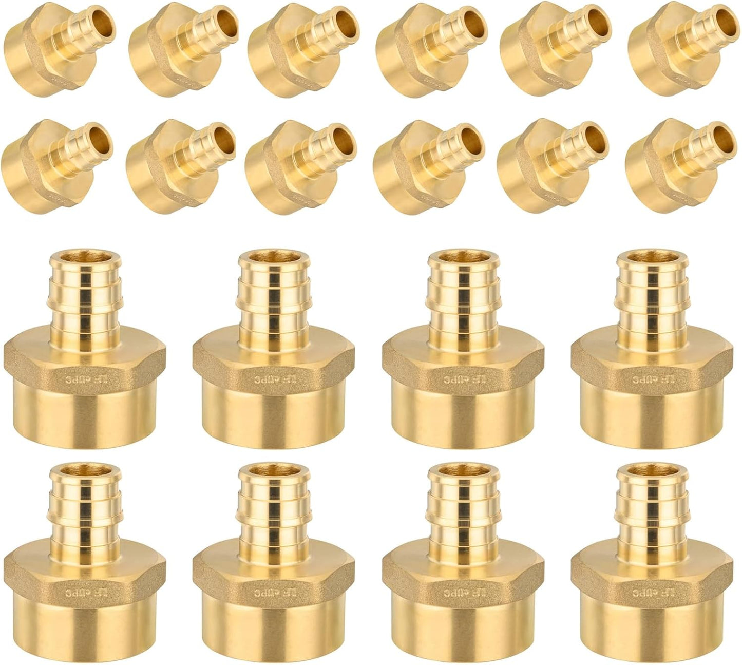 20 Pack PEX-A Fittings for Easy Installation and Durability