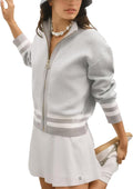 SuperPrity Cardigan Sweaters for Women Zip Up Lightweight Knit Jacket