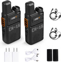 KSUN Walkie Talkies M6 2-Pack - Slim Long-Range Radios
