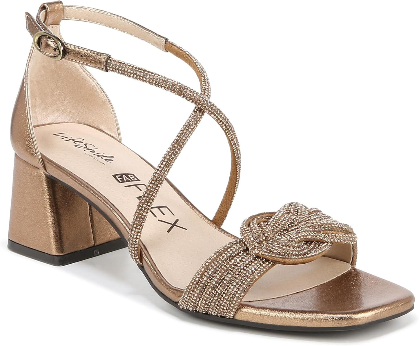 LifeStride Women's Captivate Strappy Block Heel Dress Sandals Review