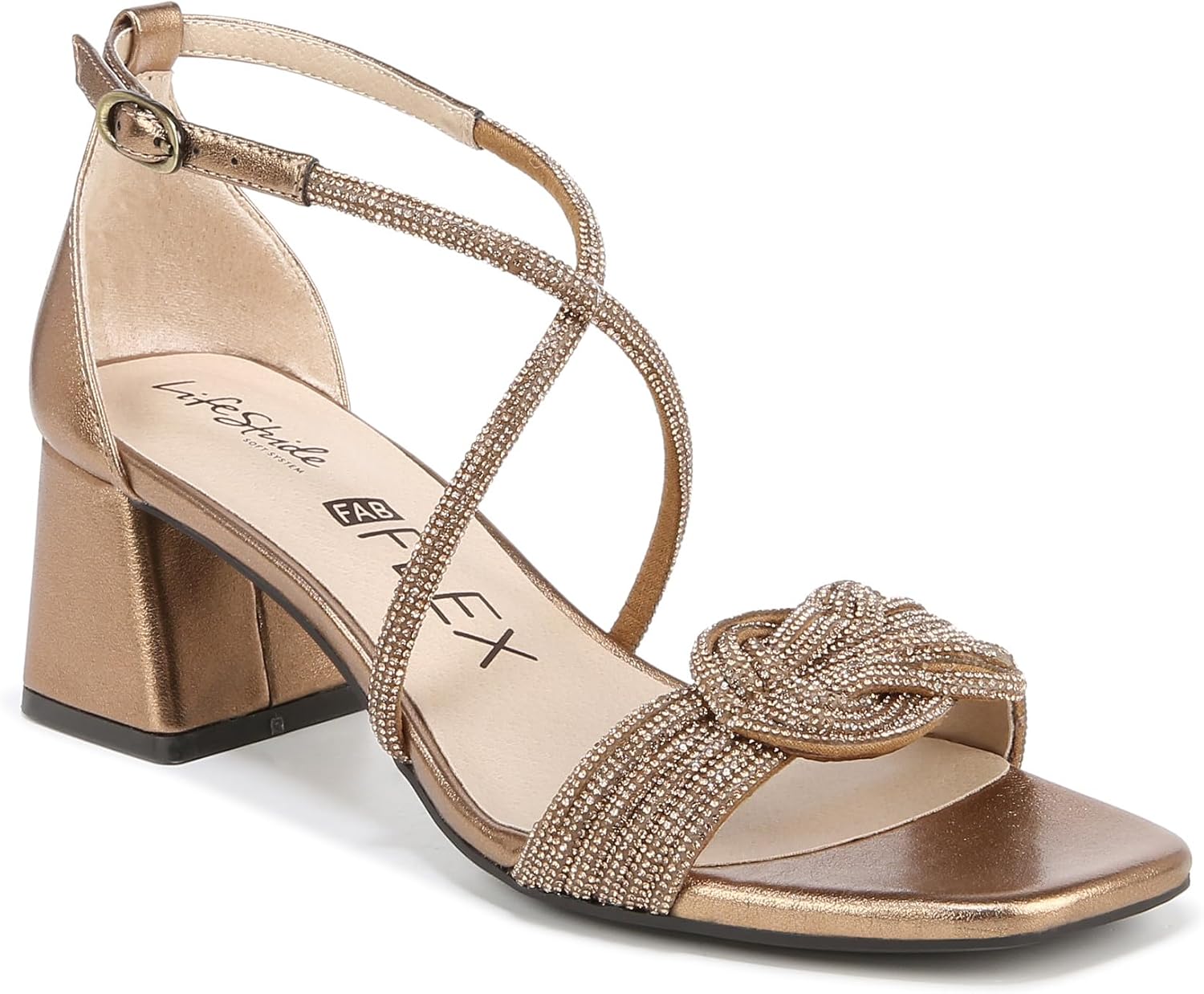 LifeStride Women's Captivate Strappy Block Heel Dress Sandals Review