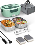 Heated Lunch Box for Men & Women - Fast 80W Portable Food Warmer