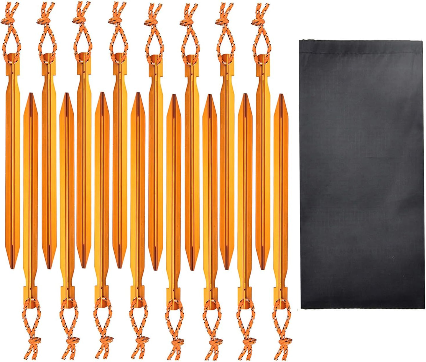 Lightweight Aluminum Tent Stakes: LUYADIN Camping Essentials