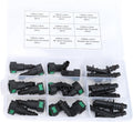 24PCS Assorted Fuel Line Quick Connector Kit - SAE to 8mm Fitments