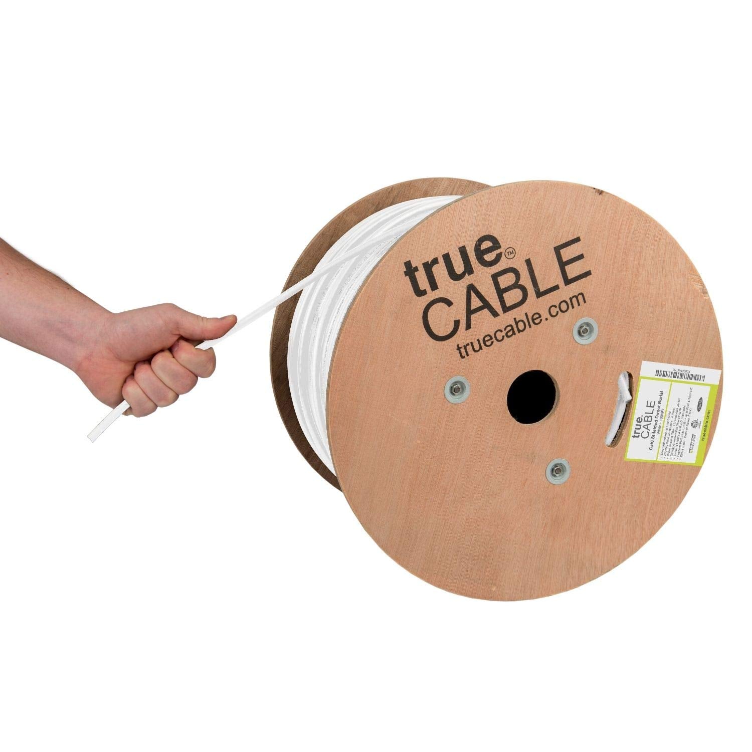 TRUE CABLE Cat6 1000ft Waterproof Ethernet