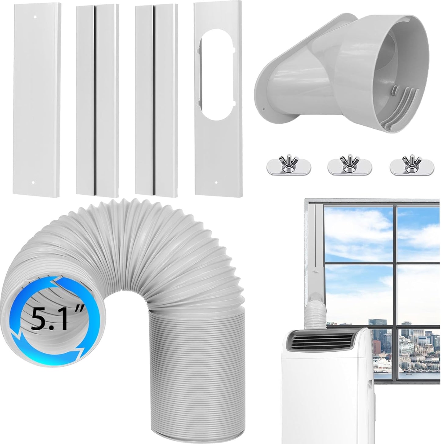 Adjustable Exhaust Hose Kit for Instant Cooling