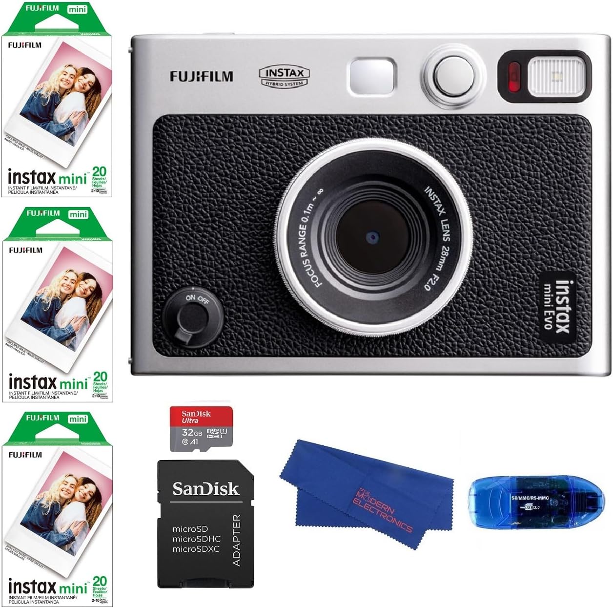 Fujifilm INSTAX MINI EVO Hybrid Instant Camera Bundle Review