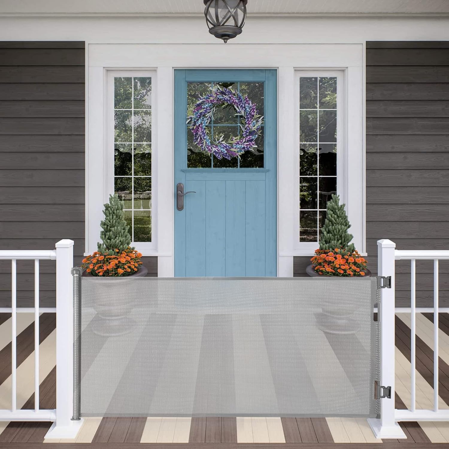 Retractable Baby Gate for Extra Wide Safety at Home