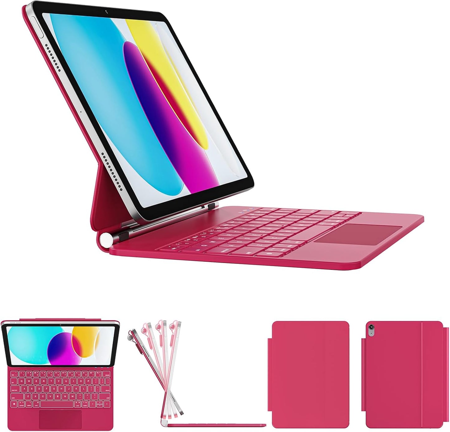 iPad 11th and 10th Gen Case with Keyboard and Backlit Keys