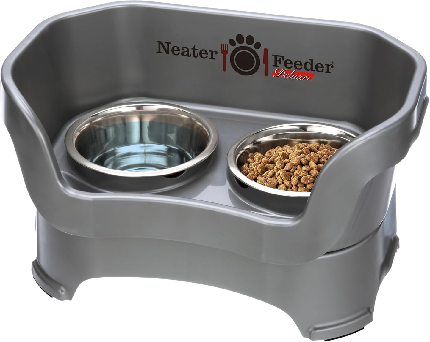 Neater Feeder Deluxe Mess Proof Dog Bowls for Medium Dogs