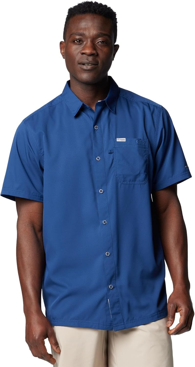 Columbia Men's Standard Slack Tide Camp Shirt for Outdoor Fun