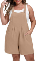 Women's Plus Size Romper Jumpsuit Shortalls - Adjustable Straps
