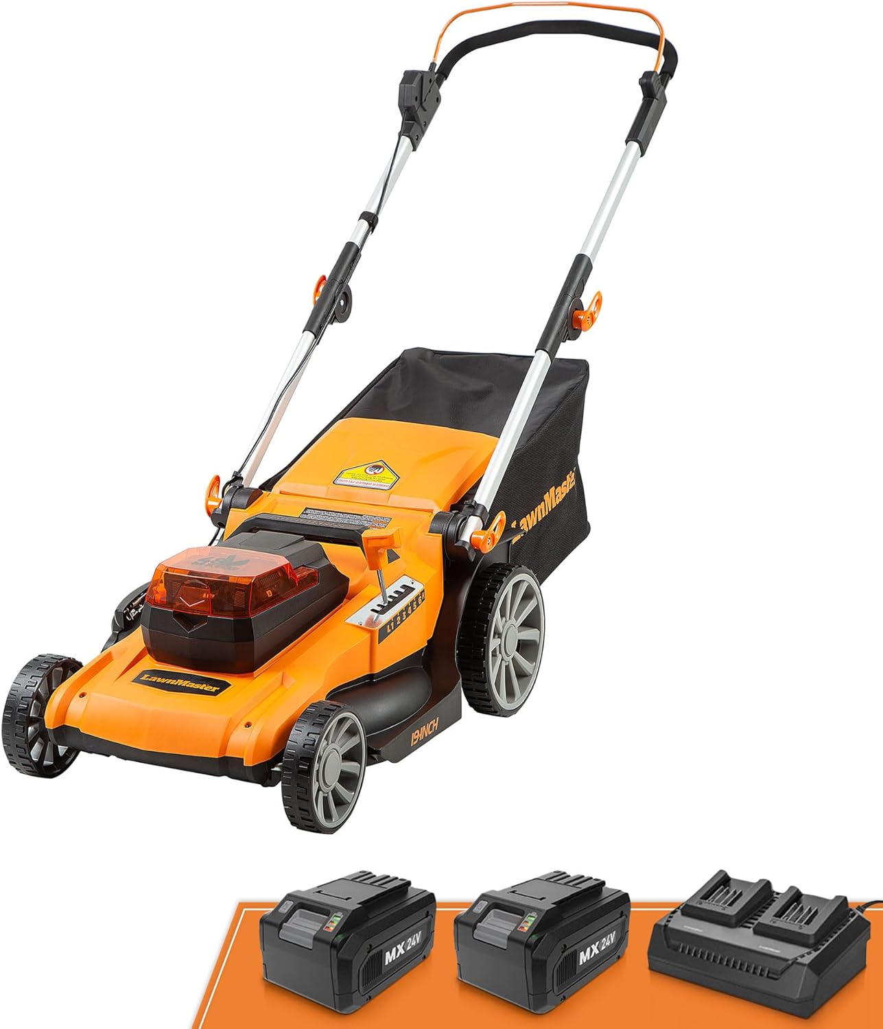 LawnMaster CLMF4819A 48V MAX 19-inch Brushless Cordless Mower