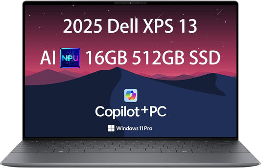 2025 Dell XPS 13 9345 Laptop with Copilot+ AI for Ultimate Performance