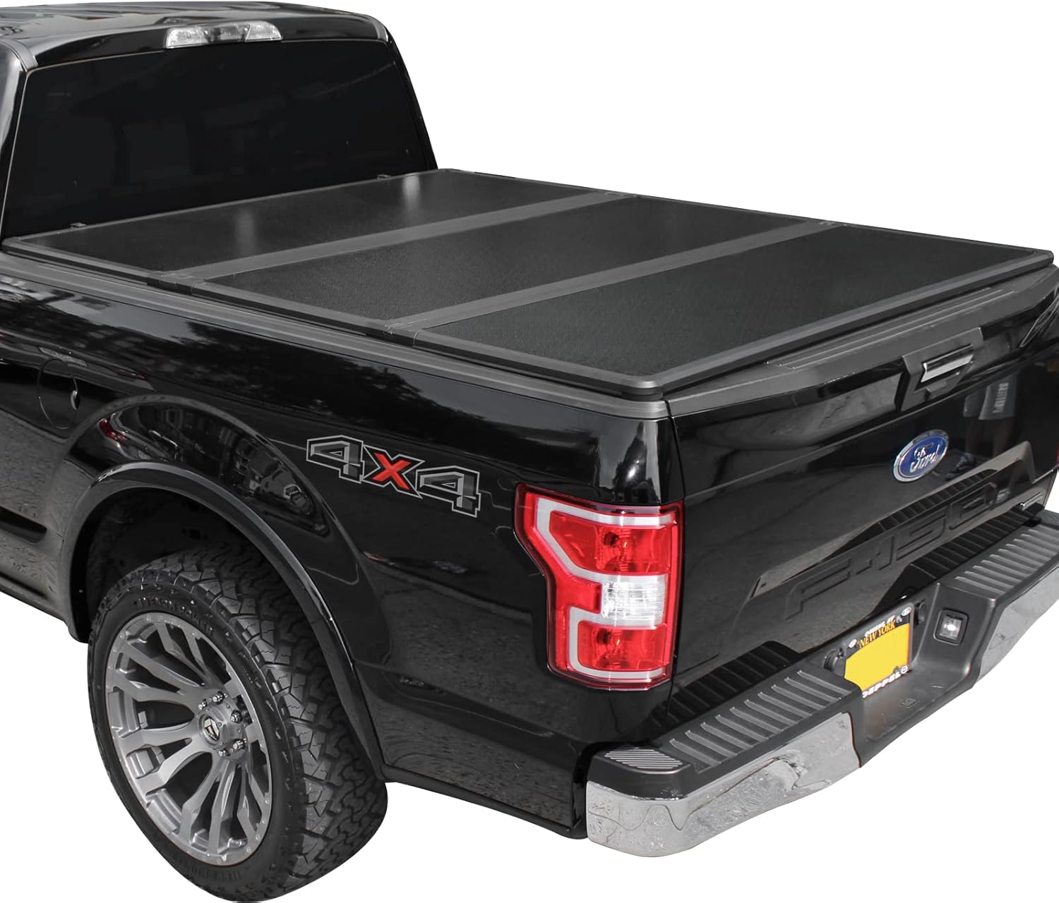 Tutel Hard Shell Folding Truck Bed Tonneau Cover for Ford F150