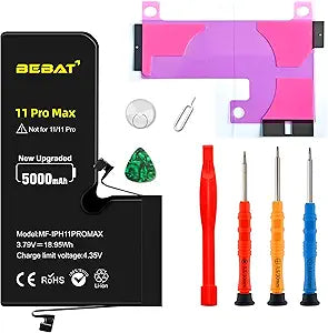 High Capacity Replacement Battery for iPhone 11 Pro Max 5000mAh