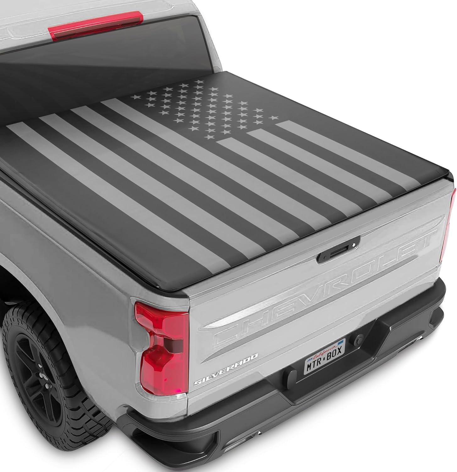 Flag Truck Tonneau Cover for Chevy Silverado 2500HD 3500HD