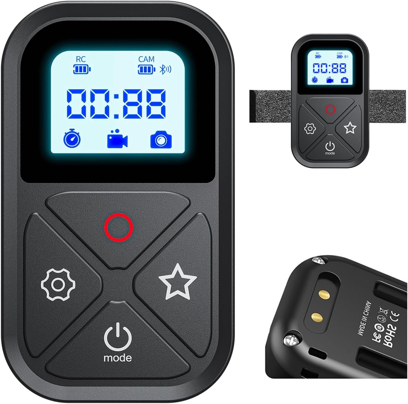 Smart Wireless Remote Control for GoPro Hero 12/11/10/9/8/MAX