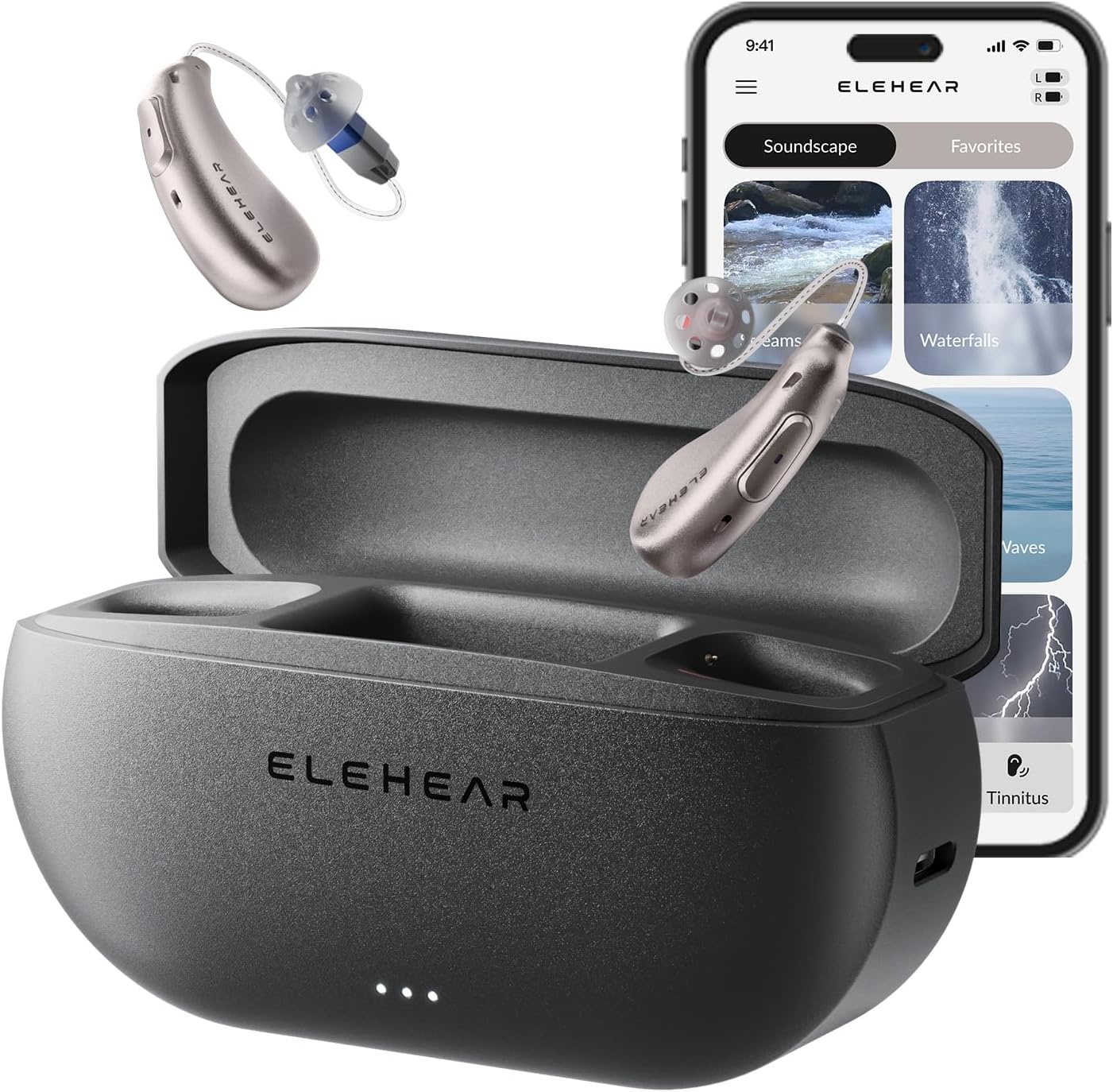 ELEHEAR-Beyond Hearing Aids with AI Noise Cancellation & Comfort