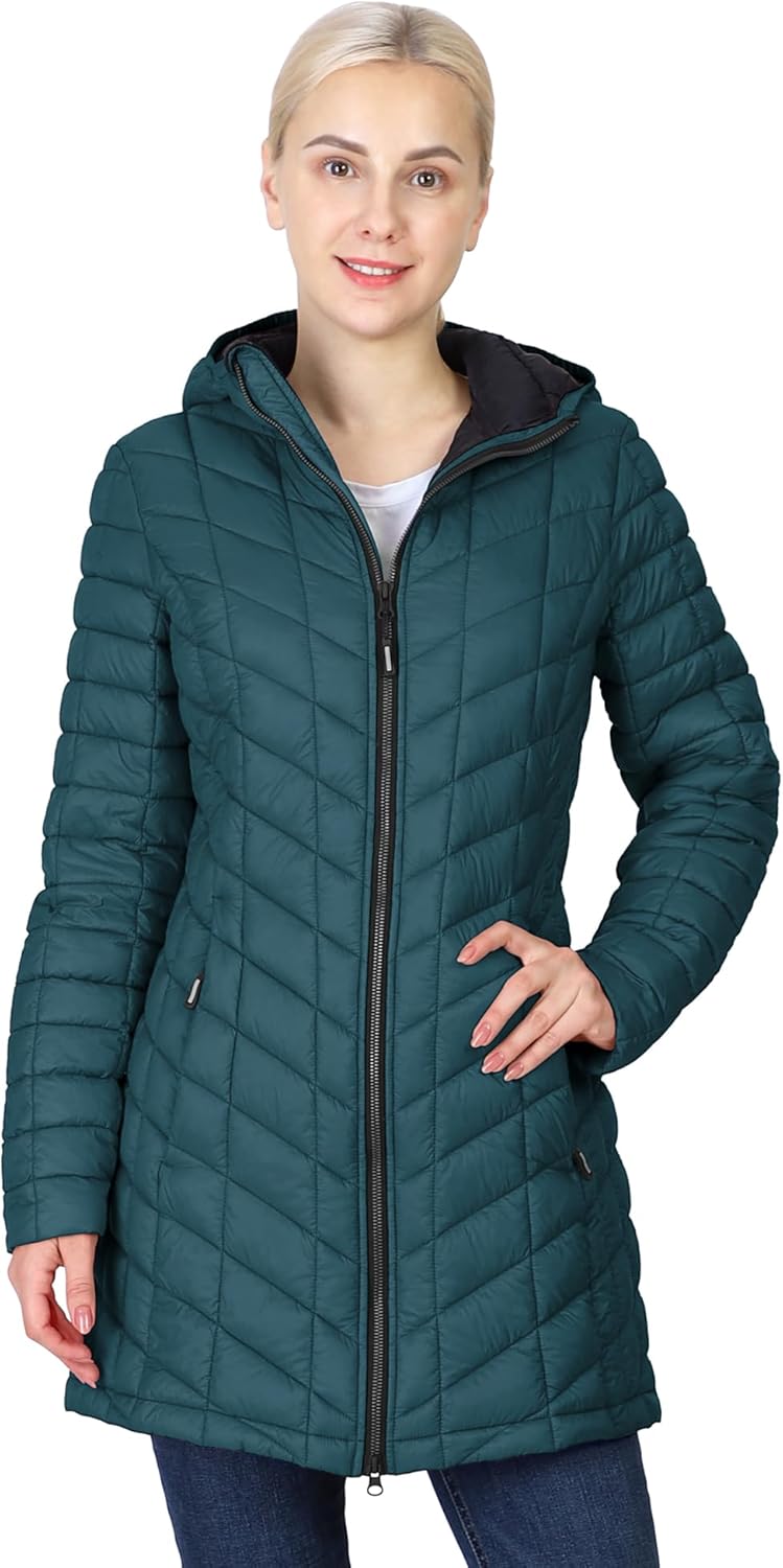 Outdoor Ventures Women's Maryan Hooded Ultra Lightweight Coat
