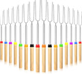 40 Pack 32 in Marshmallow Roasting Sticks Bulk - Extendable Campfire