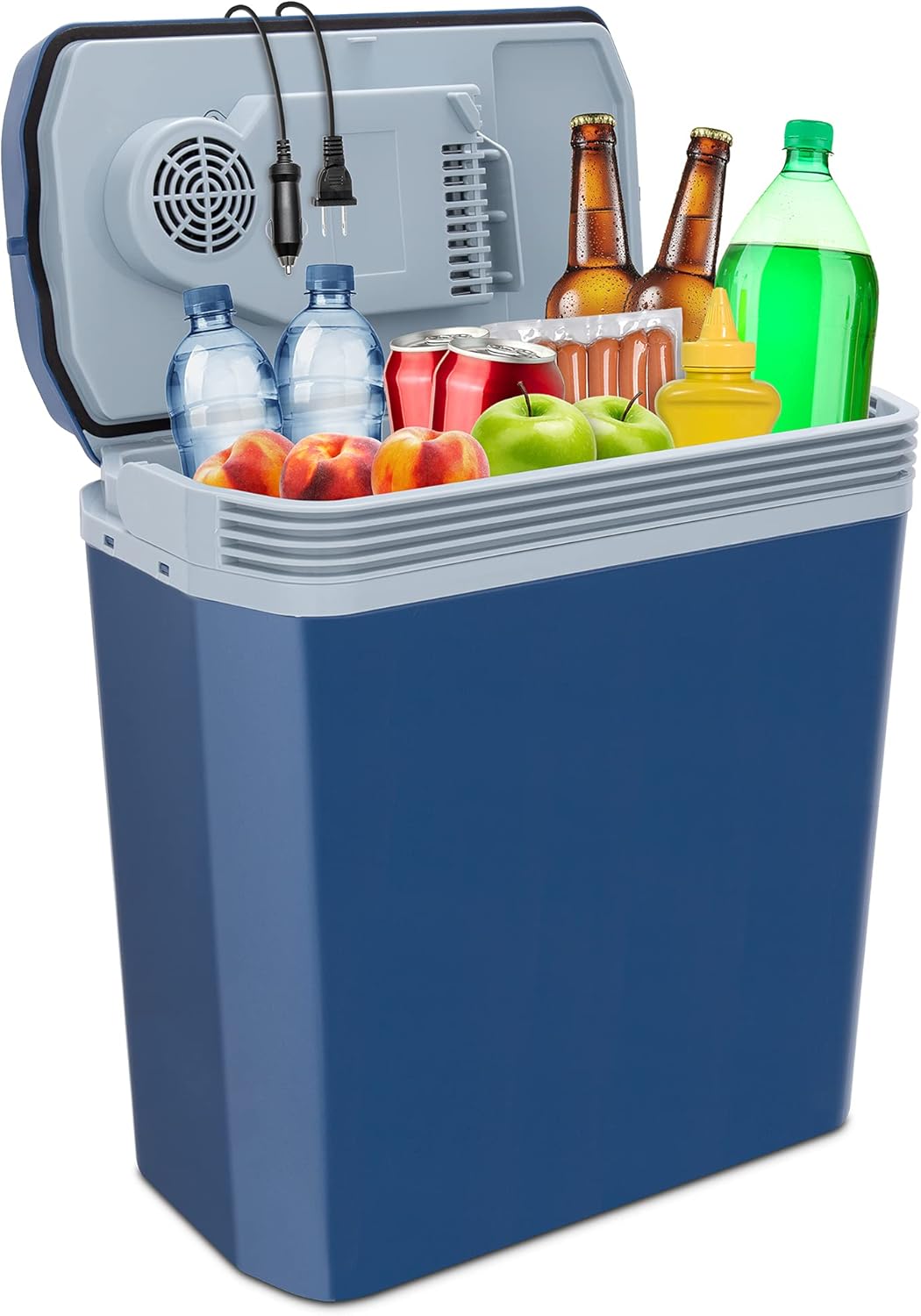 Ivation 24L Electric Cooler | Portable Fridge for Vehicles
