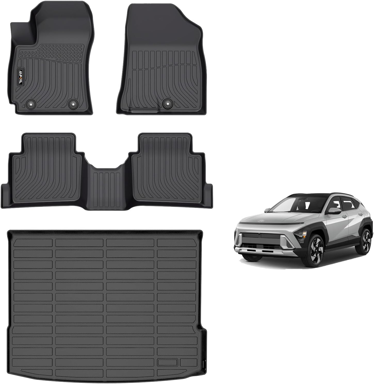 Custom Fit AIPOIL Floor Mats for 2024-2026 Hyundai Kona