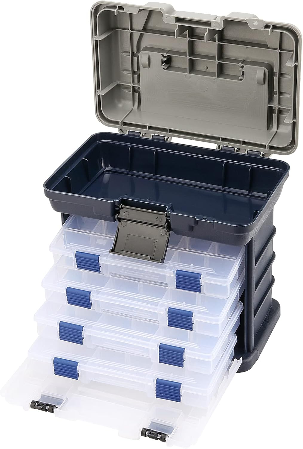 SINJEUN 4-Layer Fishing Tackle Box 110 lbs Capacity!