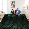 Bnuitland Oversized King Flannel Blanket for Cozy Family Use