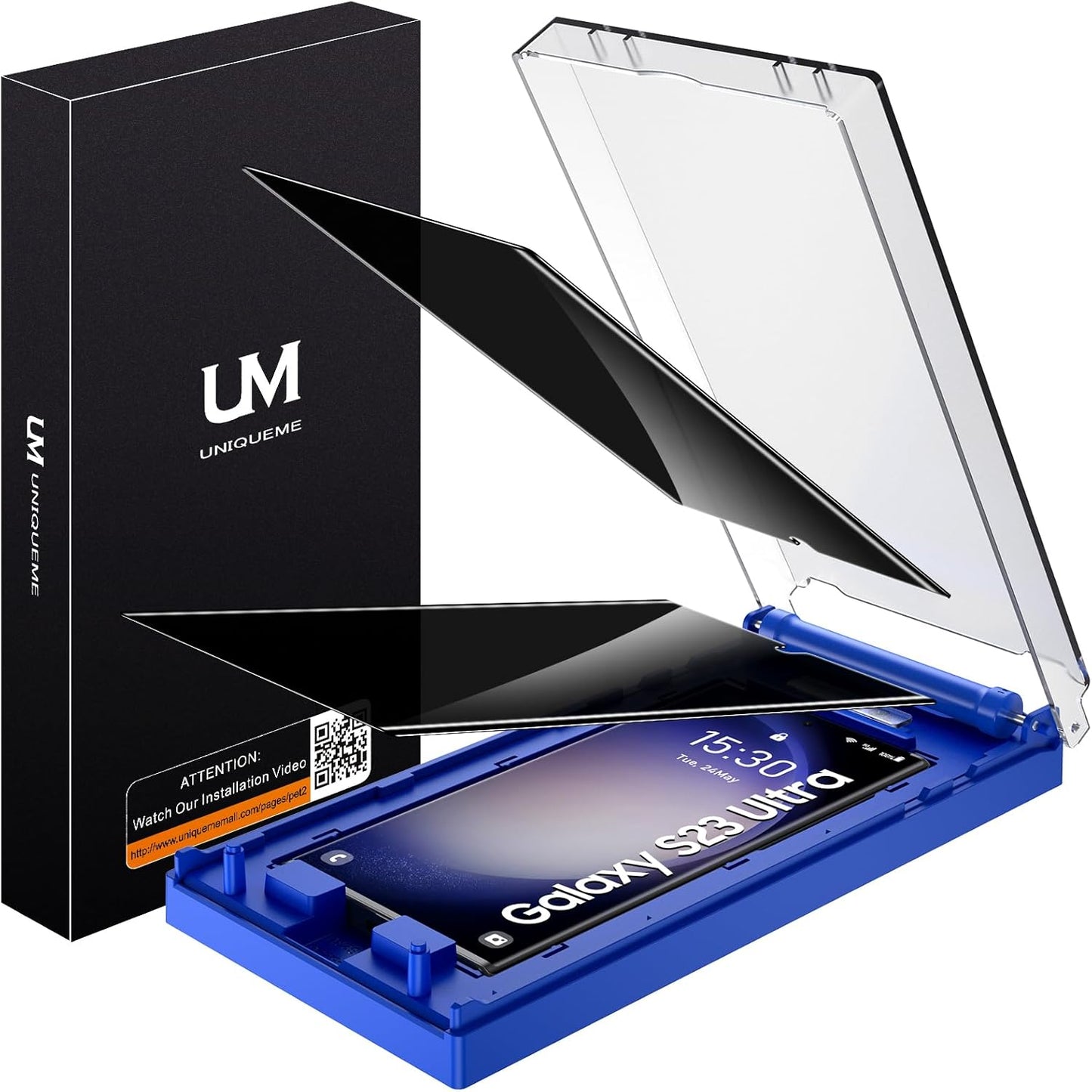 Samsung Galaxy S23 Ultra Privacy Screen Protector - UniqueMe 2 Pack